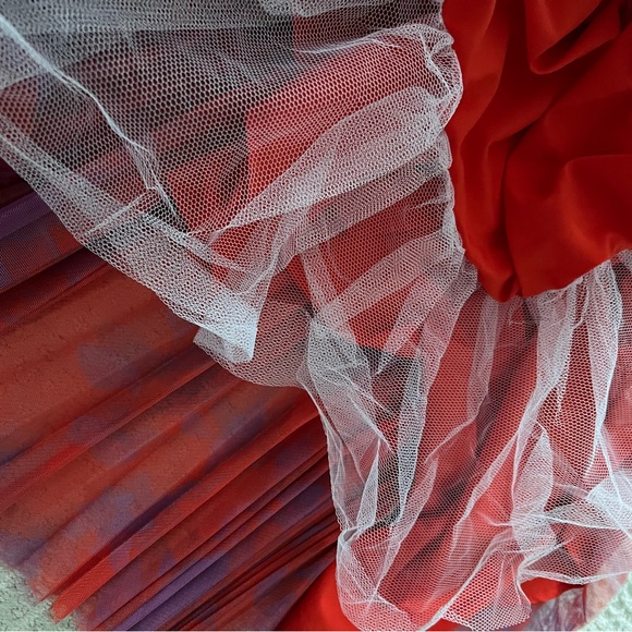 Hutch Amara Orange and Purple Gown sz 2 - Picture 13 of 16